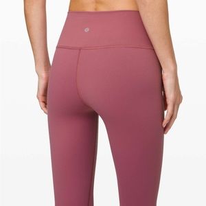 Lululemon Athletic pink leggings, size 4, winder under material